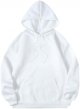 Women's Plus Size Casual Long Sleeve Drop Shoulder Sweatshirt Pullover Drawstring Hoodie with Pocket