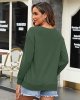 Womens Oversized Sweatshirt Casual Long Sleeve Hoodie Solid Pullover Lightweight Loose Tops with Pocket