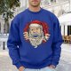 Winter Christmas Daily Trend Casual Loose Man Hoodless Long Sleeve Sweatshirt For Most Mens Dressy Christmas