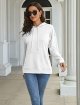 Women's Casual Color Block/Solid Hoodies Long Sleeve Pullover Tops Loose Lightweight Sweatshirt with Pocket