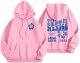 Women's Hoodies Cute Printed Letters Long Sleeve Drawstring Pullover for Teen GirlsLoose Sweatshirt with Pockets